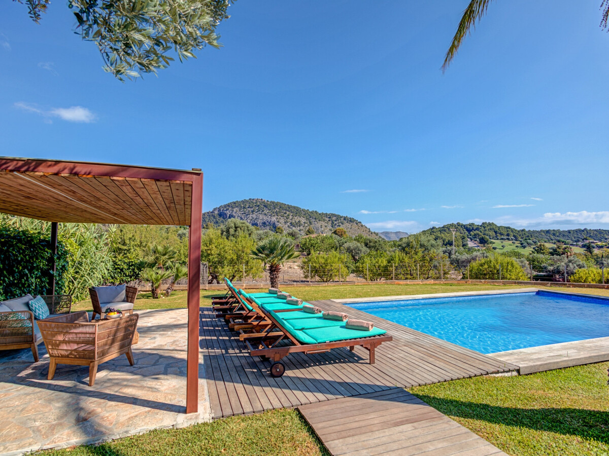Villa Gallardo à Pollença : piscine privée, vue montagnes - Photo 4