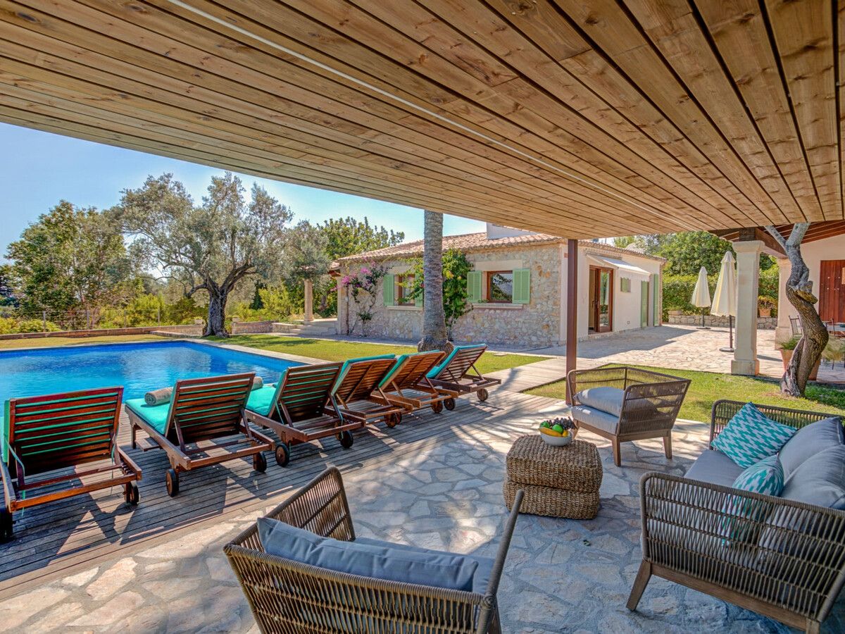 Villa Gallardo à Pollença : piscine privée, vue montagnes - Photo 5