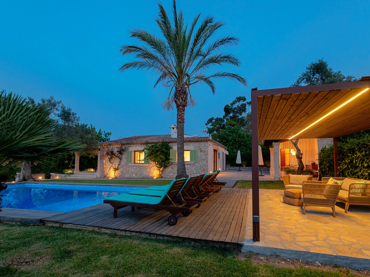 Villa Gallardo à Pollença : piscine privée, vue montagnes - Photo 8