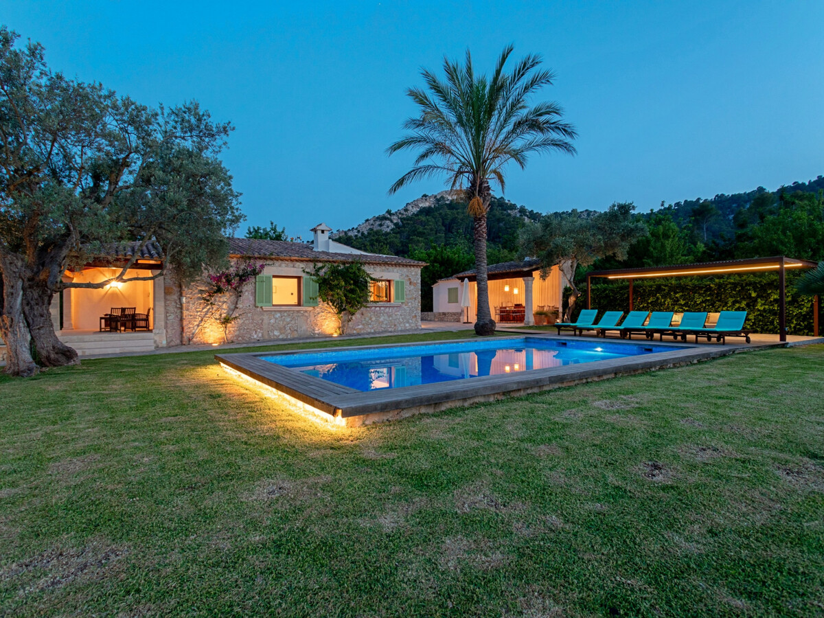 Villa Gallardo à Pollença : piscine privée, vue montagnes - Photo 9