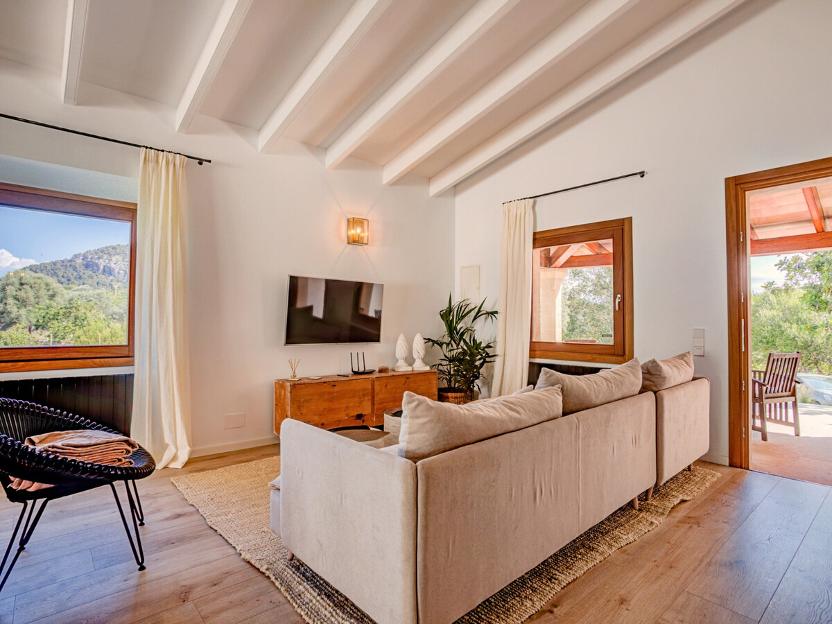 Villa Gallardo à Pollença : piscine privée, vue montagnes - Photo 10