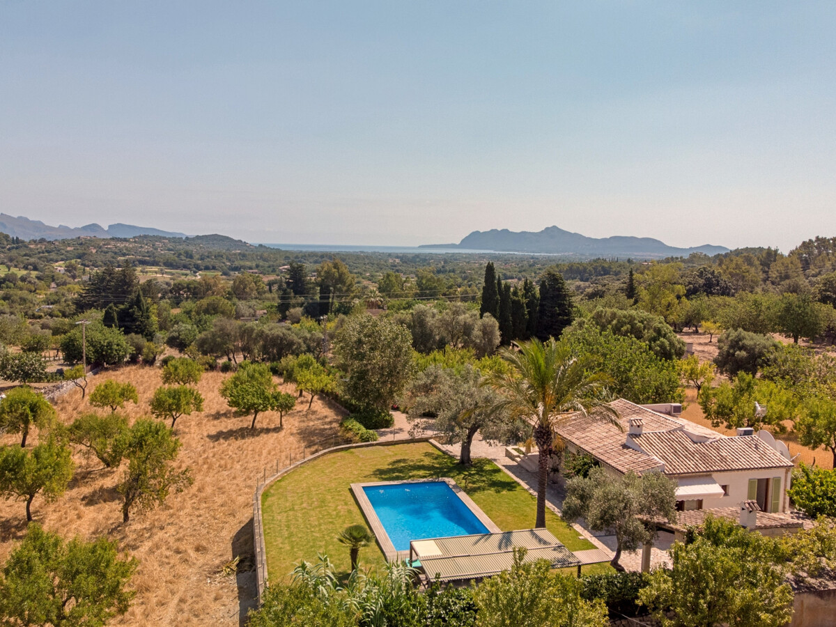 Villa Gallardo à Pollença : piscine privée, vue montagnes - Photo 21