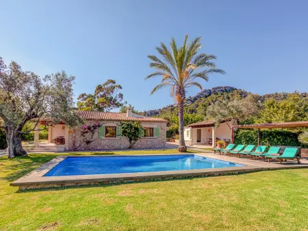 Location gite à Pollença, Villa avec piscine - 6 pers., vue montagnes