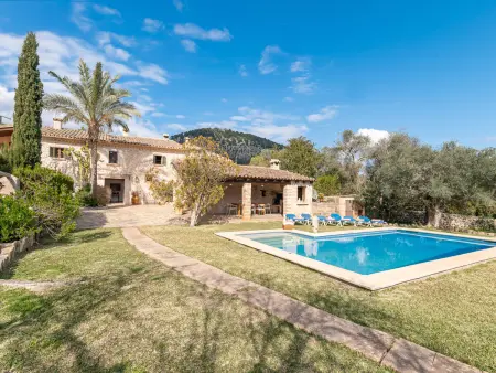 Location gite à Pollença, Villa avec piscine privée près de la campagne - 6 pers.