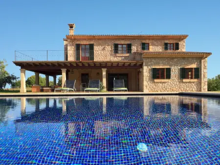 Location gite à Sa Pobla, Villa vue montagne et grande piscine