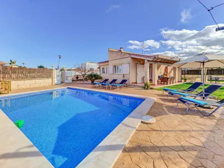 Location villa à Can Picafort, Villa avec piscine privée, climatisation - 6 pers.