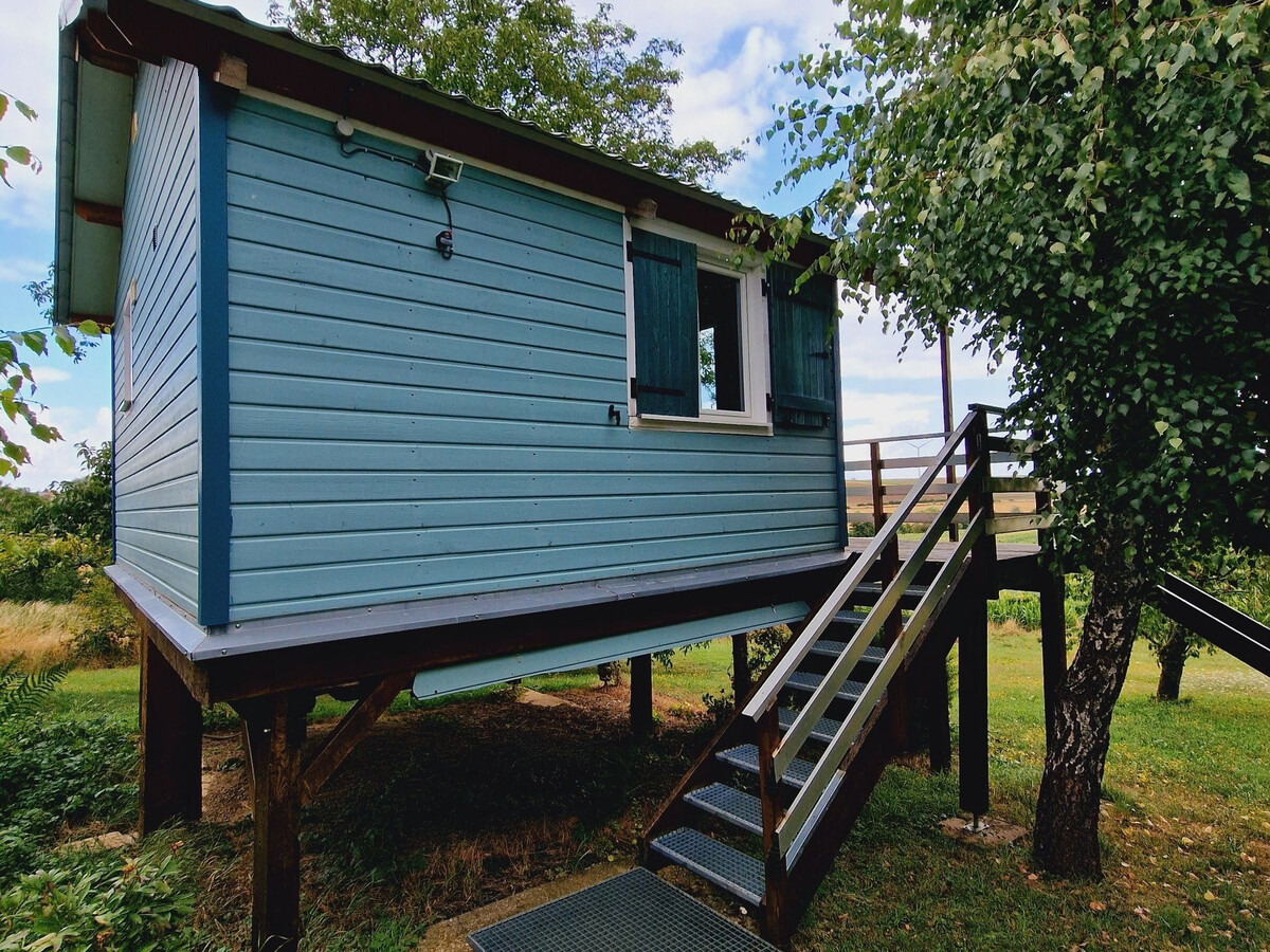 Studio chalet 19 m² avec terrasse vue dégagée à Anoux - Photo 10