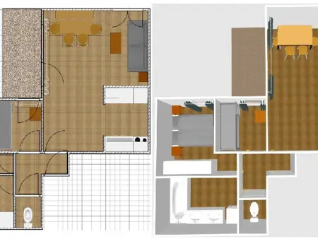 Appartement 4 pers. avec balcon à Val-d'Isère : photo 16
