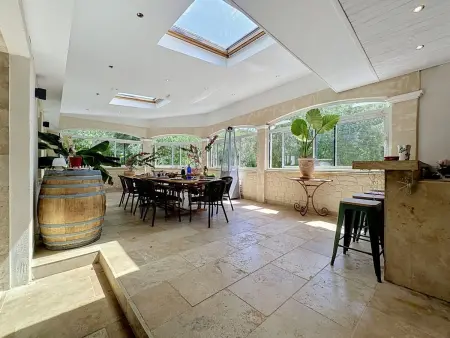 Villa le Lagon à Nîmes : 10 personnes, piscine chauffée : photo 10