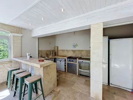 Villa le Lagon à Nîmes : 10 personnes, piscine chauffée : photo 11