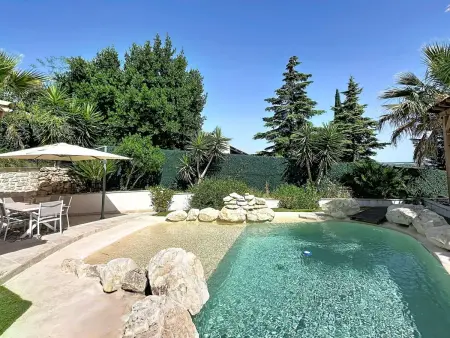 Villa le Lagon à Nîmes : 10 personnes, piscine chauffée : photo 60