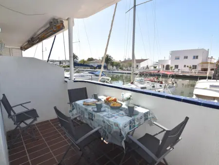 Studio 3 pers. terrasse vue canal, 1,5 km plage : photo 2