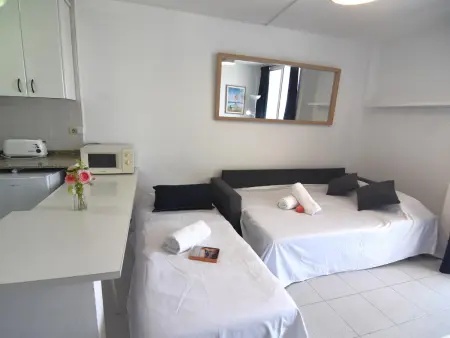 Studio 3 pers. terrasse vue canal, 1,5 km plage : photo 8