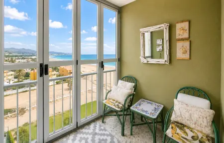Appartement vue mer face à la plage, piscine partagée, Cullera : photo 3