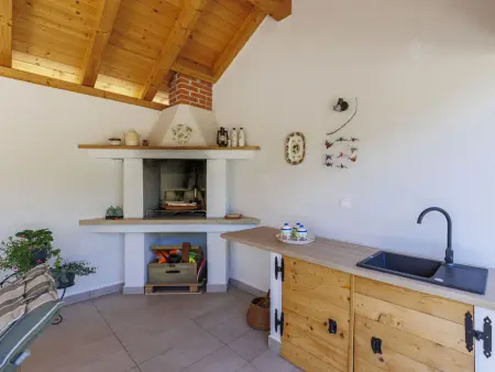 Pišurinka, maison 4 pers. avec piscine privée à 15 m de la mer : photo 12