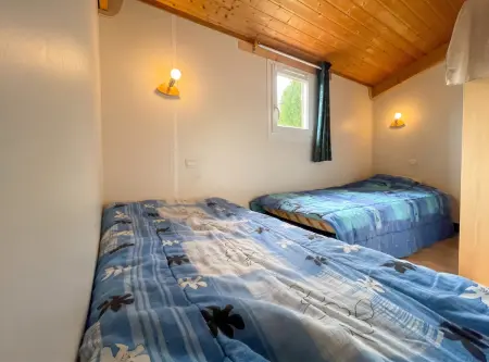 Chalet avec piscine partagée et jardin à Chazemais, 6 personnes : photo 4