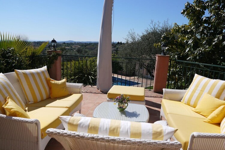 Villa La Sauvagère au Rouret, piscine et vue mer - Photo 5