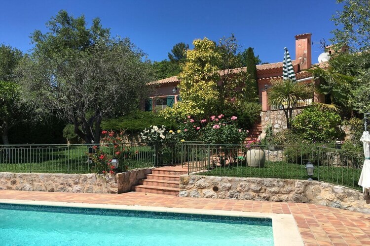 Villa La Sauvagère au Rouret, piscine et vue mer - Photo 22