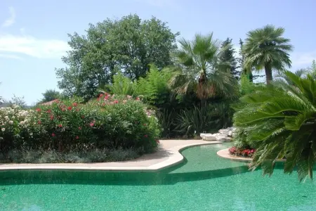 Villa Lou Gourg à Carros : 2 chambres, piscine lagon : photo 15