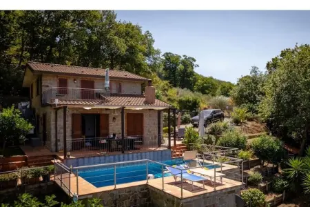 Villa Maison au Paradis à Castell'Umberto, piscine privée : photo 7