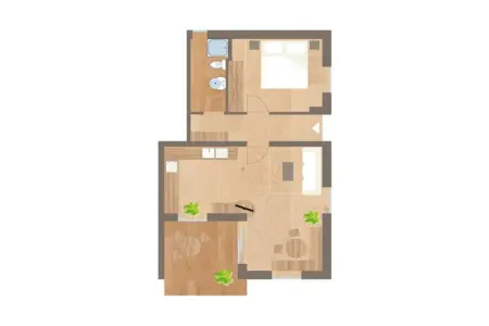 Maison vignes Lana - 2 pers, piscine & jardin : photo 16