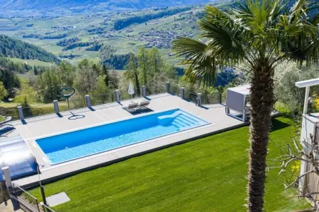 Maison de vacances Apfel à Schenna-Verdins, piscine et vue montagne : photo 2