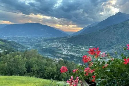 Maison de vacances Apfel à Schenna-Verdins, piscine et vue montagne : photo 14
