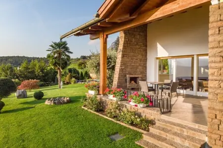 Maison de vacances Kaltern, jardin méditerranéen et étang : photo 10