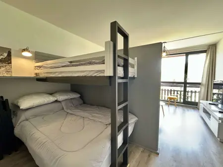 Studio Le Bois d'Aurouze, 9e étage vue montagne : photo 8