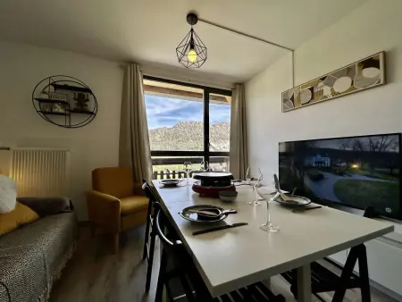 Studio Le Bois d'Aurouze, 9e étage vue montagne : photo 13
