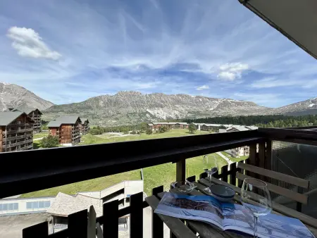 Studio Le Bois d'Aurouze, 9e étage vue montagne : photo 14