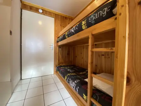 Studio cabine 4 pers. à Praz-sur-Arly, vue pistes : photo 7