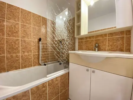 Studio cabine 4 pers. à Praz-sur-Arly, vue pistes : photo 8