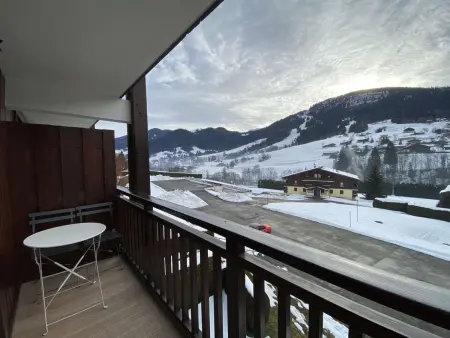 Studio cabine 4 pers. à Praz-sur-Arly, vue pistes : photo 10