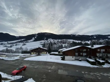 Studio cabine 4 pers. à Praz-sur-Arly, vue pistes : photo 11