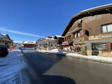 Studio cabine 4 pers. à Praz-sur-Arly, vue pistes : photo 19