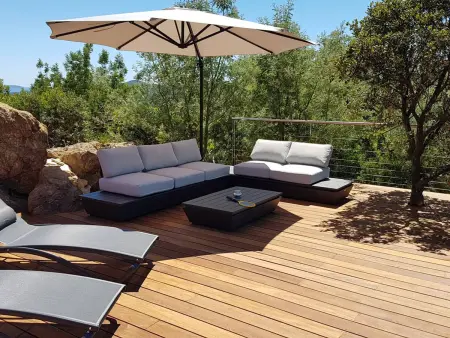 Villa vue mer, animaux admis - 12 pers., Villa 12 personnes à Bormes les Mimosas - Photo 17