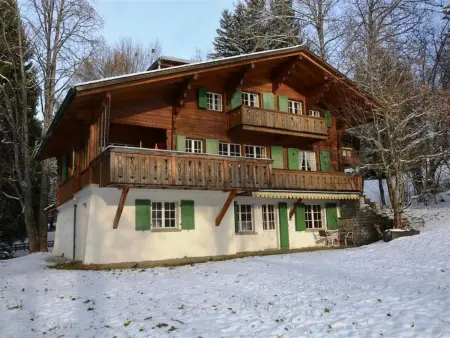 Location appartement à Gstaad, Les Erables, Chalet Appartement/Fewo, Dusche oder Bad, WC 7-Bettwohnung