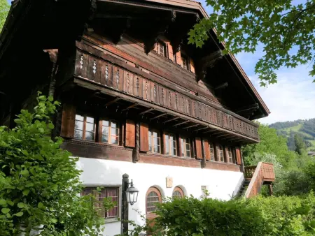 Location appartement à Gstaad, Tree-Tops, Chalet Appartement/Fewo, Dusche und Bad, WC 9-Bettwohnung