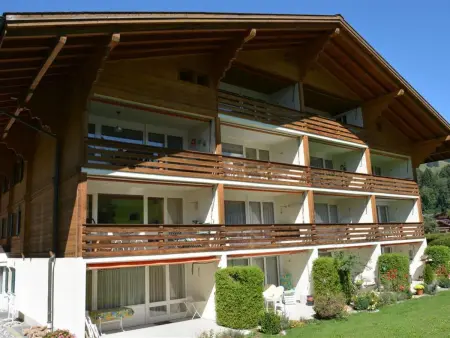 Location appartement à Gstaad, La Sarine 324 Appartement/Fewo, Dusche oder Bad, WC 6-Bettwohnung