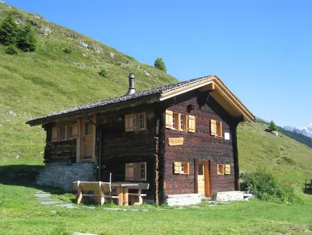 Location appartement à Fiesch, Alphütte Bielerhüs Appartement/Fewo, Dusche, WC 3 Zimmerwohnung, 4-Betten