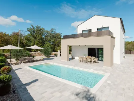 Villa Divine à Dobrinj : piscine privée et vue mer : photo 14