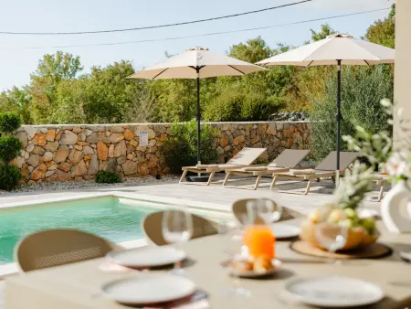 Villa Divine à Dobrinj : piscine privée et vue mer : photo 17