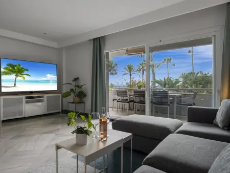 Appartement 2 chambres vue mer, terrasse Marbella : photo 2