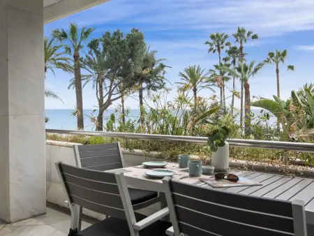 Appartement 2 chambres vue mer, terrasse Marbella : photo 9