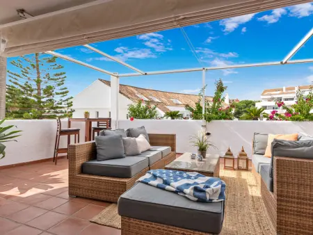 Location appartement à Marbella Nueva Andalucia, Appartement scandinave, vue mer - 6 pers.