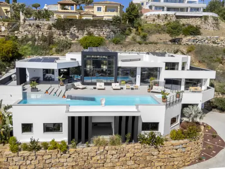Location villa à Benahavís, Villa vue mer - 14 pers.
