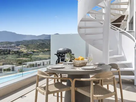 Penthouse Oceana Views, terrasse mer à Estepona : photo 4