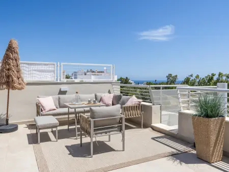 Feliz Penthouse – Terrasse 70 m², vue mer et golf : photo 22