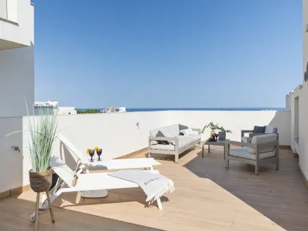 Casa Maja, penthouse 2 ch. avec solarium vue mer : photo 12